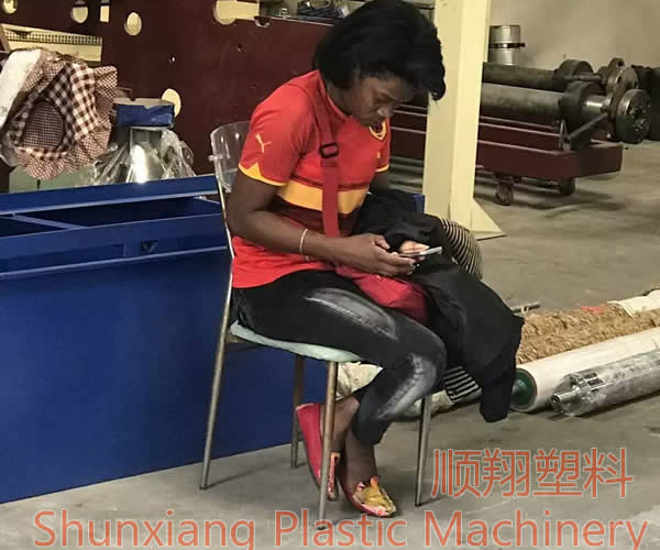 Ethiopia Customer oreder 55# film blowing machine