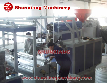 Double layers PE stretch film machine | double screw PE Stretch film making machine