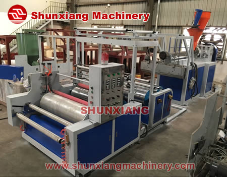 Single layer PE stretch film machine | shunxiang Pe stretch film making machine
